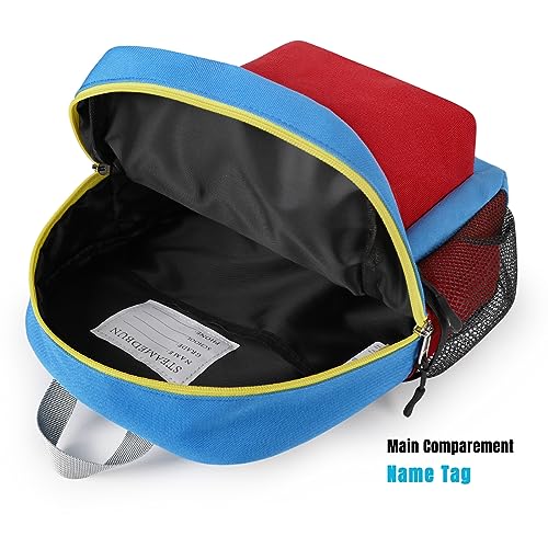 Image of STEAMEDBUN Toddler Backpack for Boys 2-4,Kindergarten Backpack for Boys,Preschool Backpack,Mini