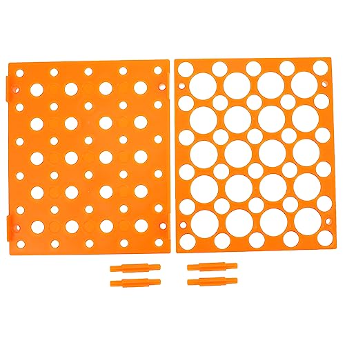 MUCKLILY Plastic Microcentrifuge Tube Mount 17mm/30mm Size 50ml Tube Holder for Lab Use Quick Identification Design