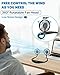 YALTOON Neck Fan, Hand Free Portable Neck Fans For Women, Kids, and Men, 3 Speed Adjustable Hanging Around Necklace Fan, Rechargeable Battery Operated Wearable Fan Personal Fans Cooling Neck Fan
