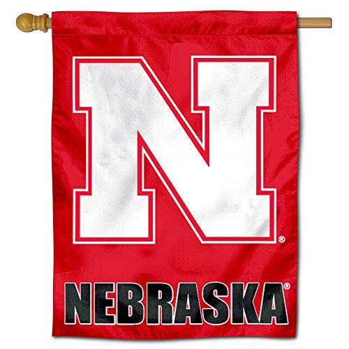 Nebraska Cornhuskers House Flag Banner