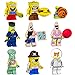 MQQ 9 Minifigures Spongebob Squarepants Series Building Block Bambola Puzzle Assemblaggio Azione Figura Ragazzo Giocattolo Giocattolo per Bambini