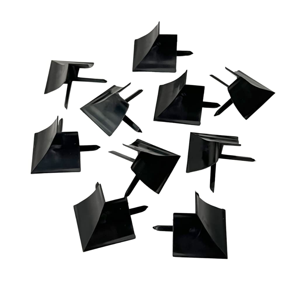 InstaTrim Outside Corners - 10 Black 3/4" Wide Caulk Strip Outside Corner Pieces - Trim for Outside Corners - Paintable