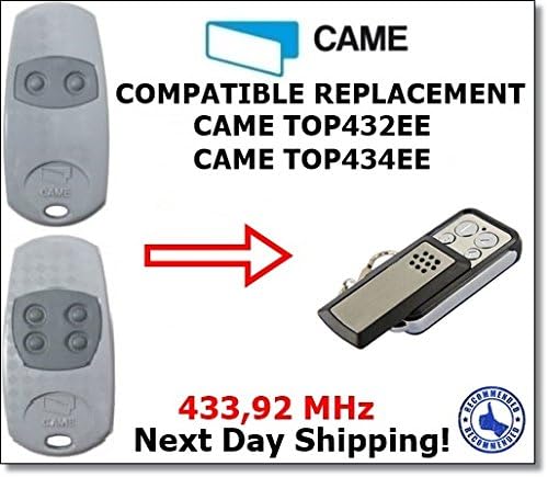 compatible remote clone with TOP432EE, TOP434EE, fixed code 433, 92MHz