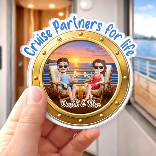 Imán Decorativo para Puerta de Crucero Personalizado miniatura 2