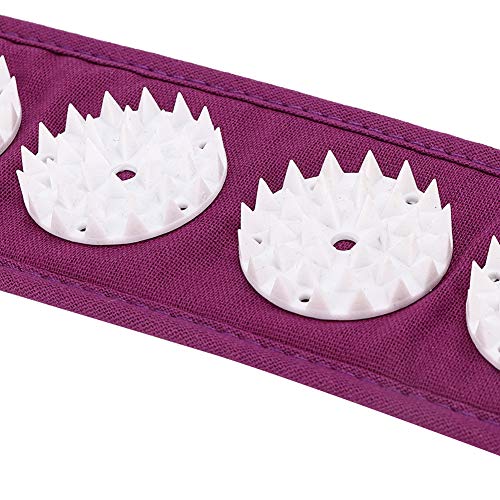 Faixa de cabeça portátil para acupuntura, massagem na cabeça para alívio da dor na cabeça, massagead