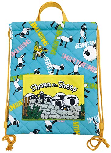 アイプランニング ナップサック ひつじのショーン キルト ブルー W31×H39cm K1397B