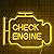 Check Engine Light Neon Signs for Wall Decor, LED Garage Neon Signs Wall Art Gifts for Dad, USB Powered for Man Cave Auto Repair Shop Workshop Party Birthday Gift(15.7x11.8in)