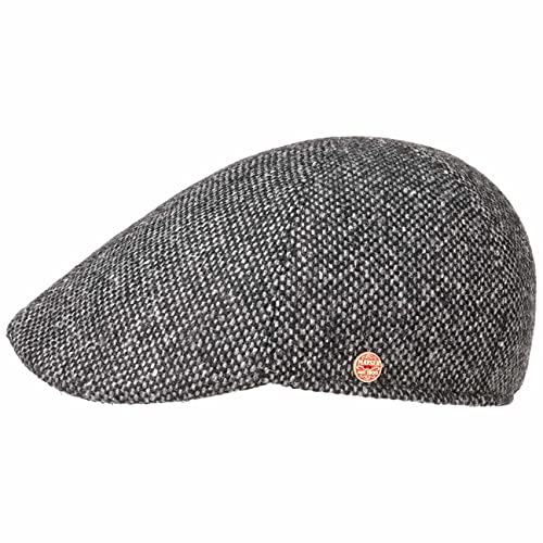 Photo de Mayser Casquette Classic Tweed Casquette Gavroche (58 cm - Noir)