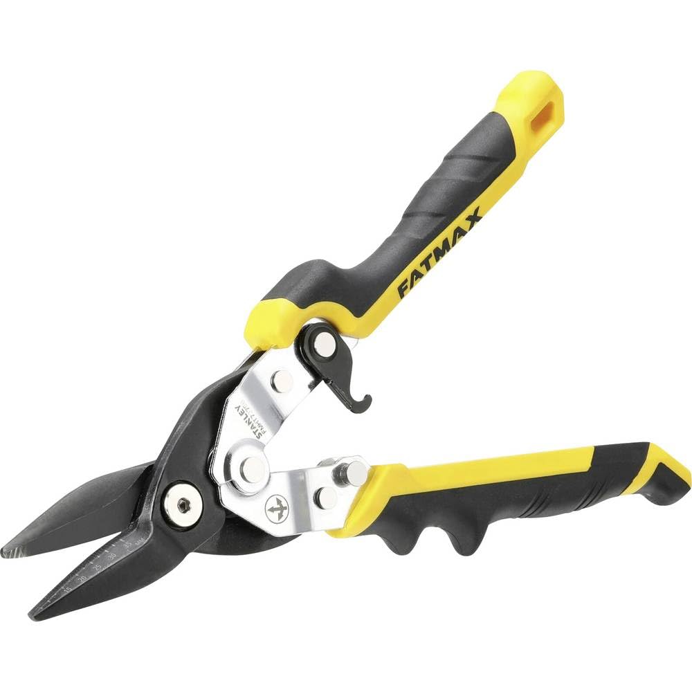 STANLEY FMHT73756-0 Cisailles Coupes Tôle Coupe droite FatMax Pro - ERGO, Gris