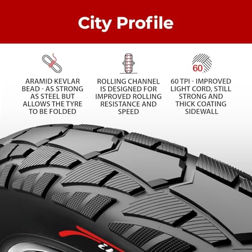 Fincci Pair 700x40c Bike Tires – Foldable 42-622 ETRTO