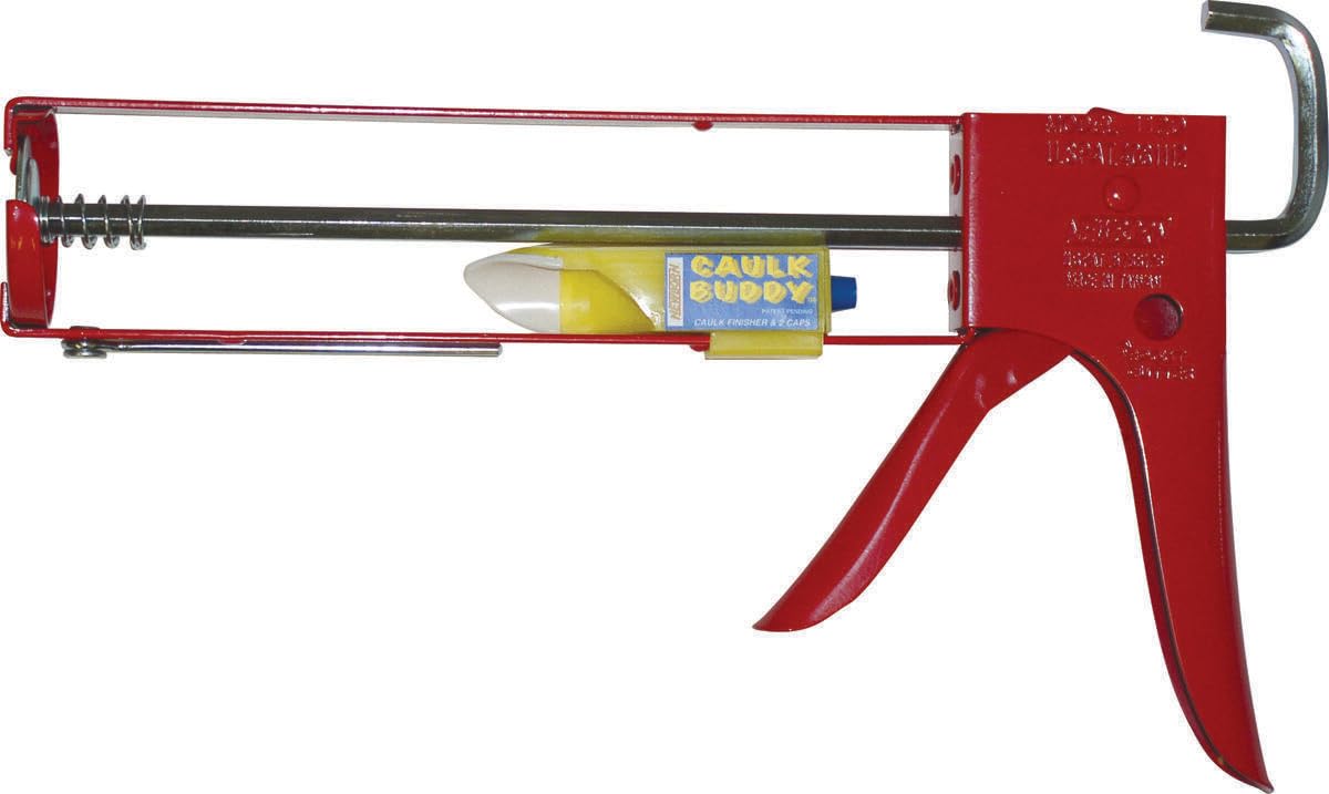 Non-Drip Caulking Gun, Provides Perfect Bead, Smooth Rod, 10:1 Thrust Ratio -112D