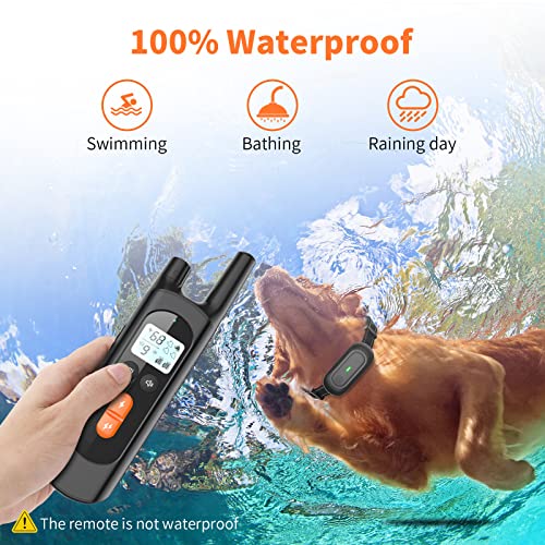 Dog Training Collar, Dog Shock Collar for Large Medium Small Dogs with Remote Range 2600Ft , Waterproof Rechargeable… - Image 3