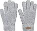 Barts Strickhandschuhe Witzia Gloves gestrickte Finger-Handschuhe 4542 heather grey