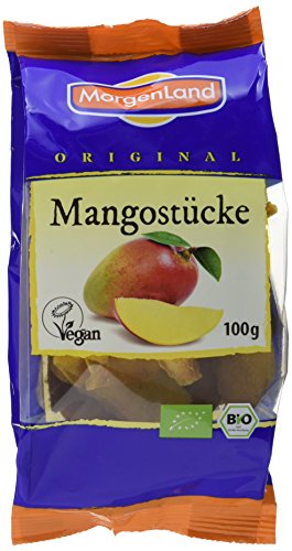MorgenLand Bio-Mangostücke, 3er Pack (3 x 100 g)