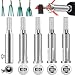 Produktbild 5 Pcs Abisolierzange Bohrmaschine Draht Twisting Tools Elektrodraht-Zubehör Draht-Driller-Werkzeug Abisolierer und Twister für Bohrmaschinen,Elektriker Werkzeug