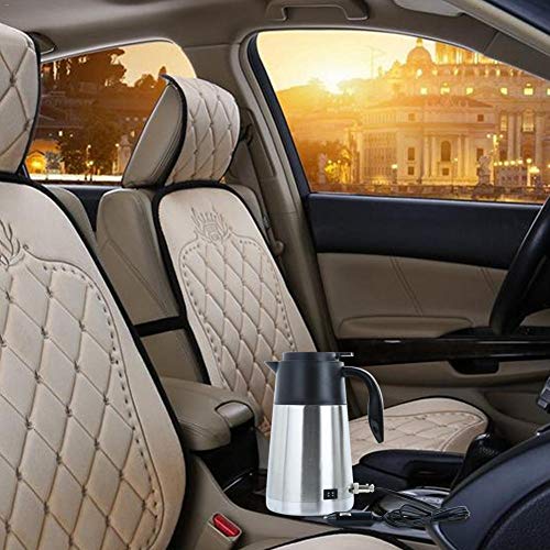 Tetera eléctrica para auto 1300ml acero inoxidable miniatura 2