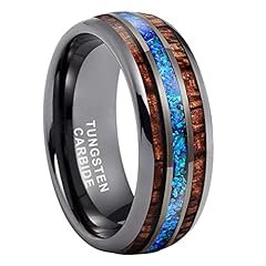 8mm Gunmetal Tungsten