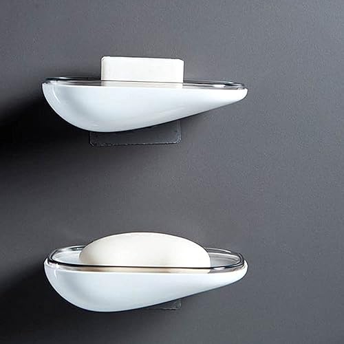 Miniatura 7 de Jabonera con succión, taza sin perforación, succión extraíble, soporte para jabonera montado en la pared, impermeable, para ducha, baño y cocina,