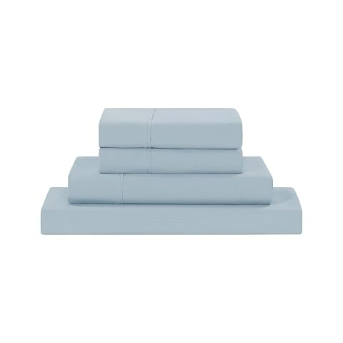 Modern Threads Soft Microfiber Solid Sheets - Luxurious Microfiber Bed Sheets - Includes Flat Sheet Fitted Sheet with