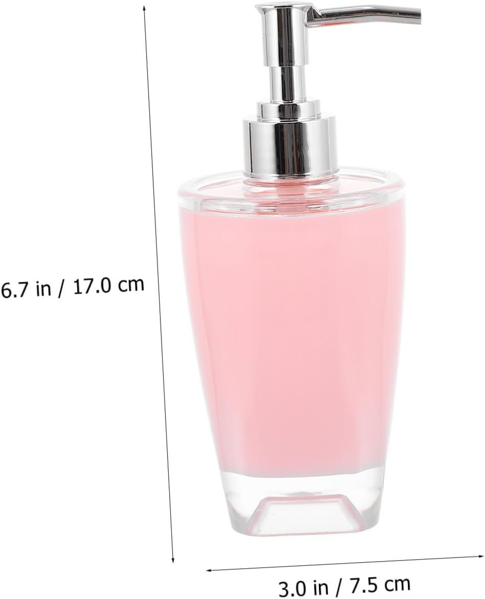 4-Piece Bathroom Accessory Set Toothbrush Holder Lotion Dispenser Soap Dish Vanity Organizer Sturdy Plastic for Home Use for Bathrooms