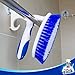 MR.SIGA Heavy Duty Scrub Brush with Comfortable Grip, Cleaning Brush for Bathroom, Shower, Sink, Floor, 2-Pack