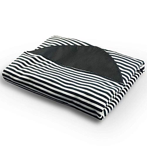 UCEDER Surfboard Sock Cover,Lightweight Stretch Board Bag for Sun Protection,Foldable Surfboard Sock Sleeve Perfect for Travel and Transportation(Black and White, 6'0")