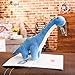 huobeibei Jouets en Peluche Dinosaure géant coloré en Peluche poupées en Peluche Enfants Enfants Cadeaux Anniversaire noël 80 cm C