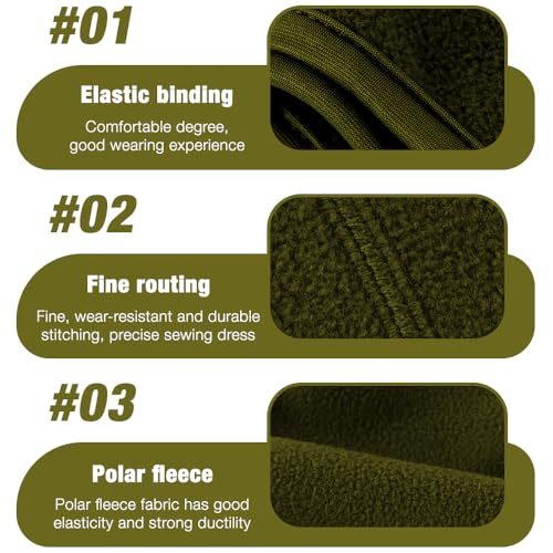 Image of Ear Warmers Headband, KOMAKE 2 Pack Earmuff Headband Fleece Earmuffs Running Headband Winter Ear Covers Moisture Wicking Sweatband Ski Sport Headband For Men & Women (Black+Gray)