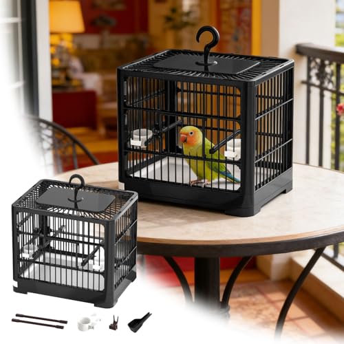 Cage de transport portable petits oiseaux pour sécuriser les déplacements et simplifier le soin - 4
