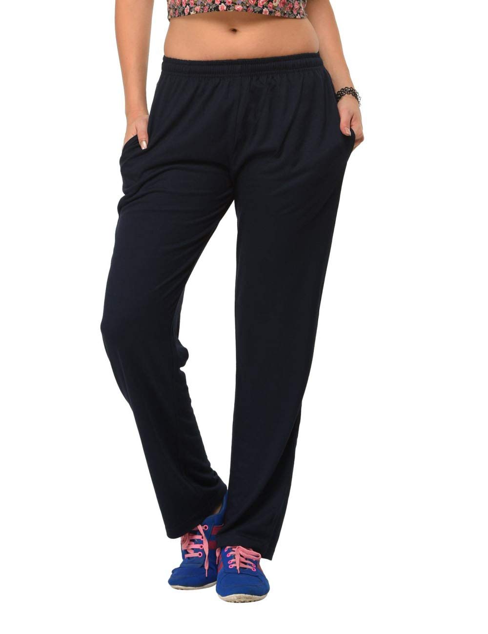 frenchtrendz Women's Plain Cotton Poly Lower/Track Pants/Pyjama-picture-26