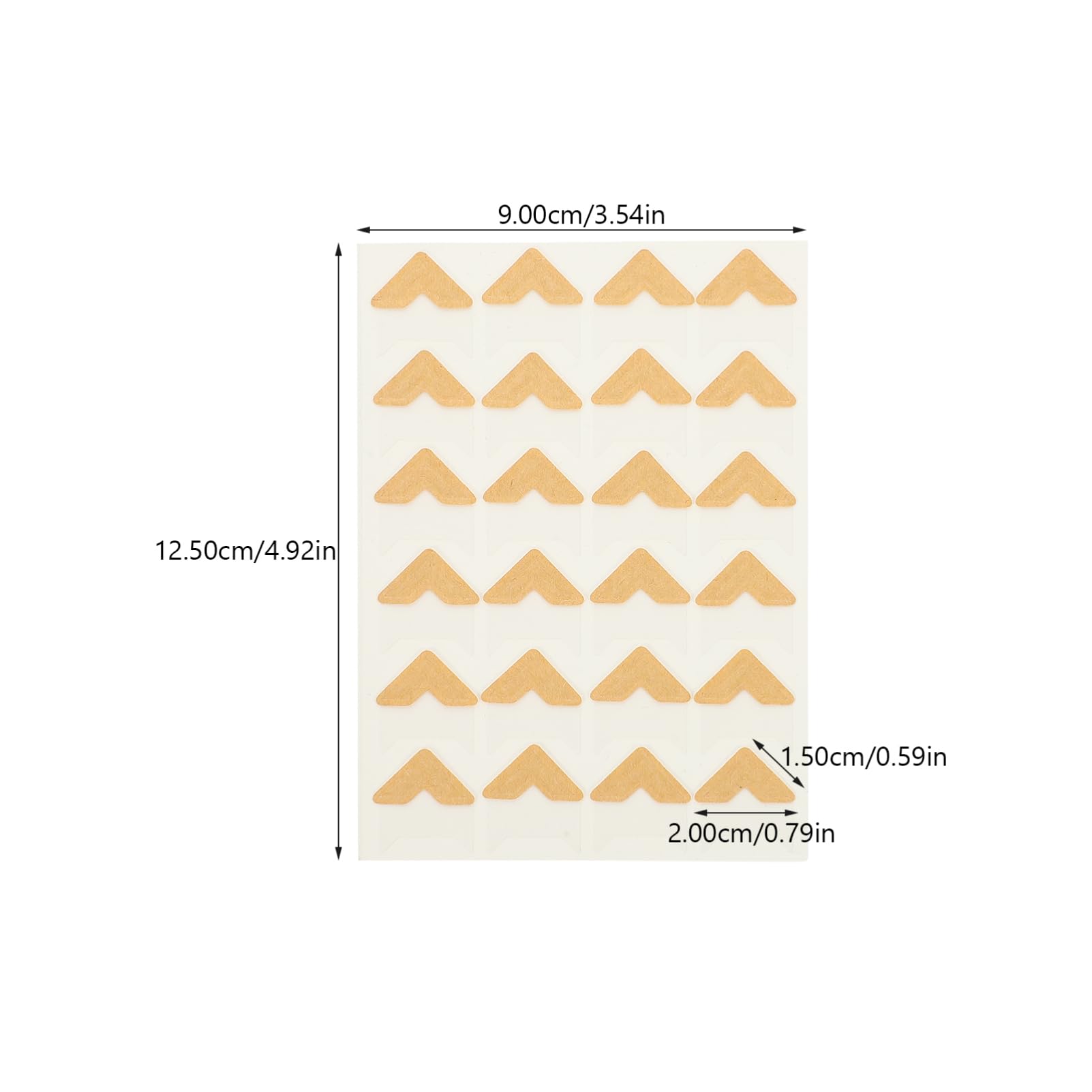 OHPHCALL Photo Album Corner Stickers 240 Pieces Self-Adhesive Picture Corners Multi-Functional Scrapbook Organizers