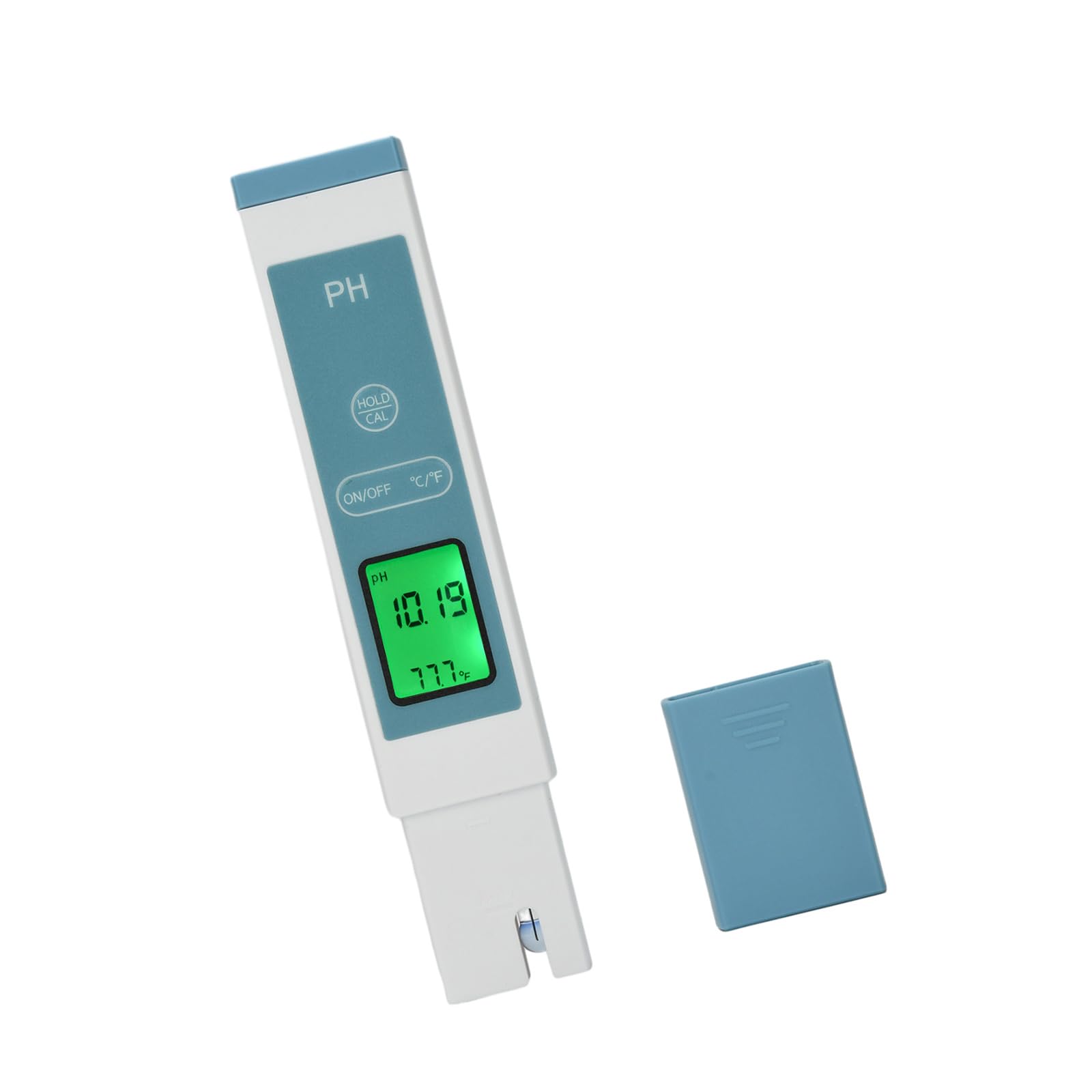 Carotoe Aquarium Acidity Reader Pen With Backlit Lcd Display, Digital Water Meter With Front Button Controls For Tank Pool And Hydroponic Water Use Digital Acidity Meter Pen Reader Lcd Readout Backlit Display