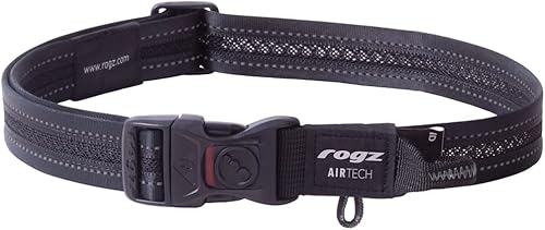 Miniatura 9 de Rogz Airtech Classic - Collar para perro mediano, color rojo roca