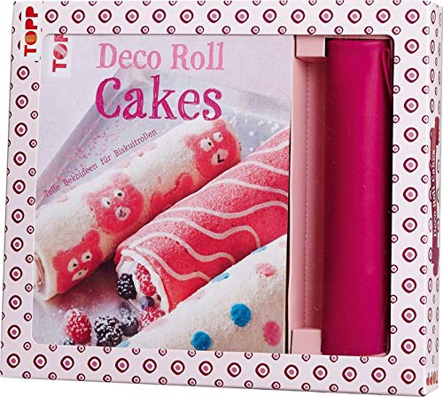 Kreativ-Set Deco Roll Cakes: Buch mit Grundanleitungen und Rezepten und Silikonmatte in Pink (Buch p Kreativ-Set Deco Roll Cakes: Buch mit Grundanleitungen und Rezepten und Silikonmatte in Pink (Buch p