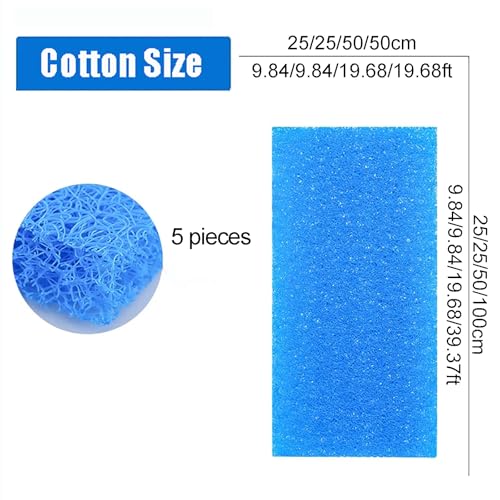 Filtro Azul para Peceras HAZEK, Pack x5, 50x50 cm miniatura 2
