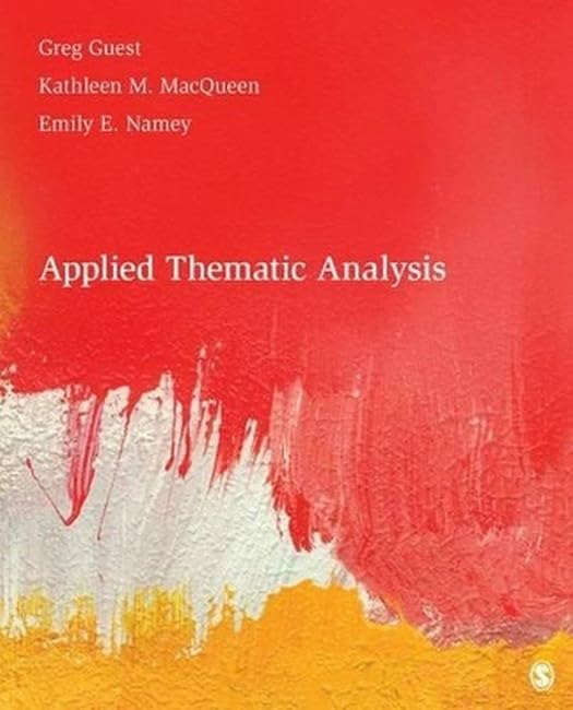 Applied Thematic Analysis      1st Edition