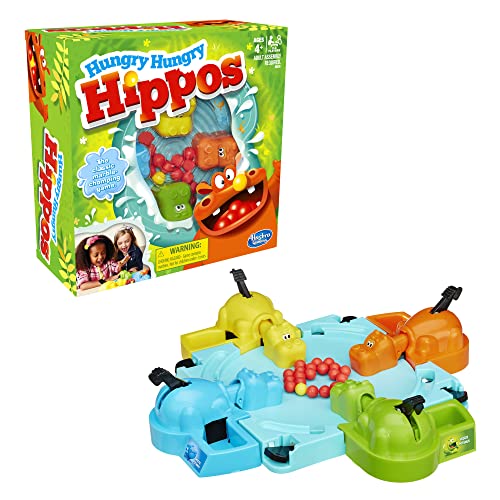 Image of Monopoly Deluxe Edition Game, Fantasy Board Game, Ages 8 Years Old and Up&Hasbro Gaming Hungry Hungry Hippos, for Kids Ages 4 Years Old and Up