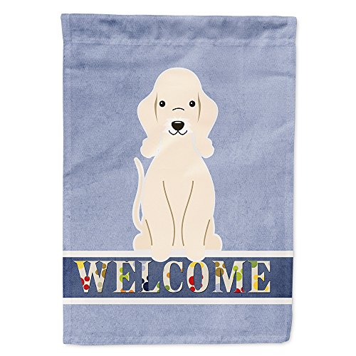 Drapeau grand format toile Bedlington Terrier Sandy décoration extérieure