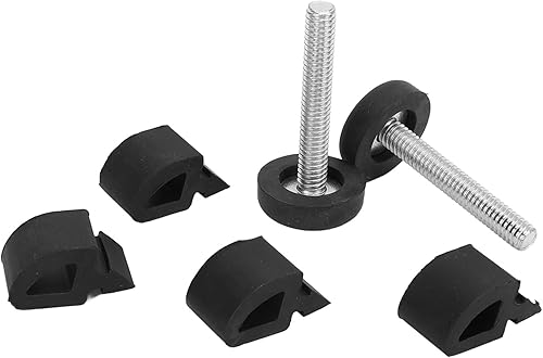 Miniatura 1 de Juego de parachoques de repuesto para capó negro, amortiguador de parada de parachoques de goma, parte de repuesto para capó de automóvil, cojines