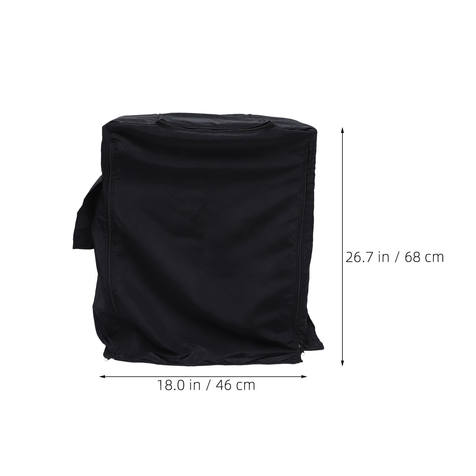 KOMBIUDA 2 Stück Universelle Vogelkäfigabdeckung aus Warmem Strapazierfähigem Material 45,6x45,6x86cm Verdunkelungs und Thermodecke für Wellensittiche Papageien Katzen und