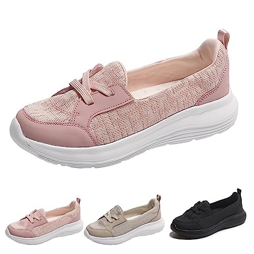 Women Kotsas Slip On Orthopedic Shoes,Walkclouds Comfortable Mesh Arch Support Casual Walking Loafers,Breathable Low Top Casual Soft Sole Non-Slip Sneakers2