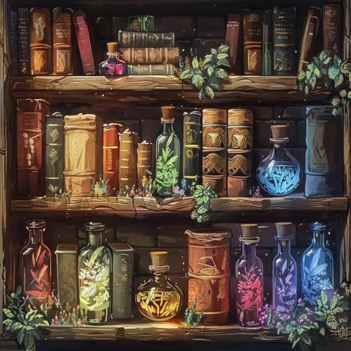 AIBOERL Books Diamond Art