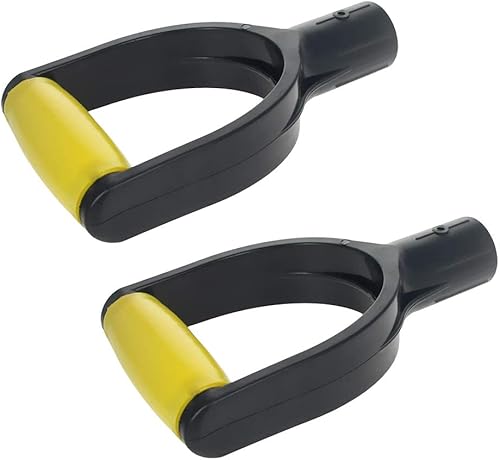Miniatura 5 de Bettomshin 2 mangos de agarre de pala tipo D, 1-14 pulgadas de diámetro interior (32 mm) de repuesto de PVC, mango de agarre Darwins, brazo de