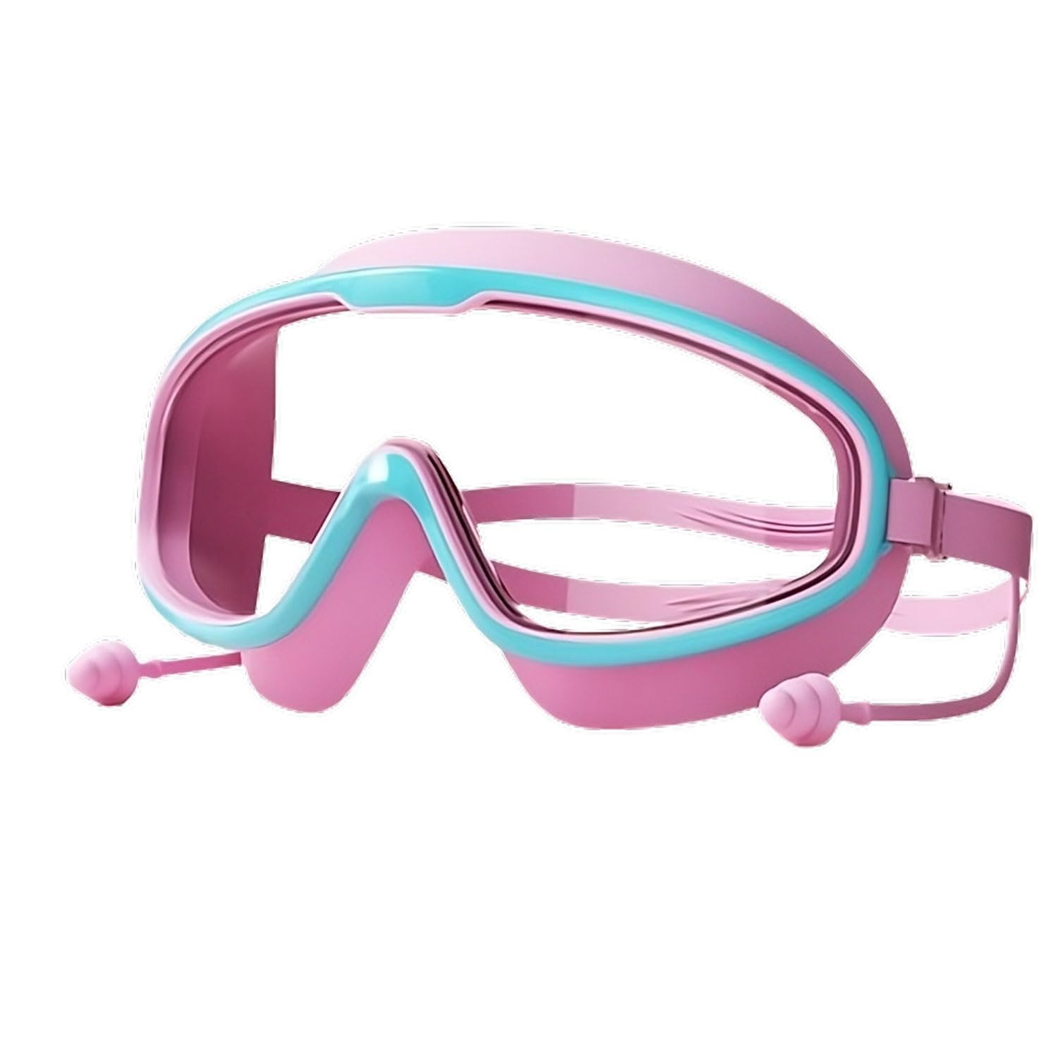 TecoKart® Swimming Goggles For Kids Leakproof, Childrens Swimming Goggles Anti-Fog With Ear Plugs, Swimming Goggles Gift for Boys Girls for Age 6-14 (Pink) (B0D3PX3HSN) Amazon Price History, Amazon Price Tracker