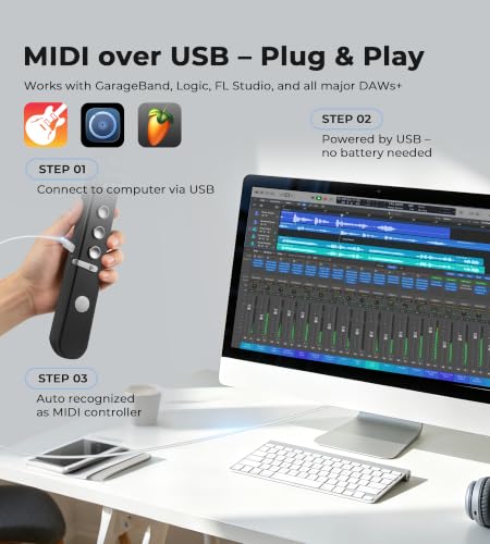 Image of Vangoa Digital Wind Instrument, 3 Fingerings 35 Tones Rechargeable Synth