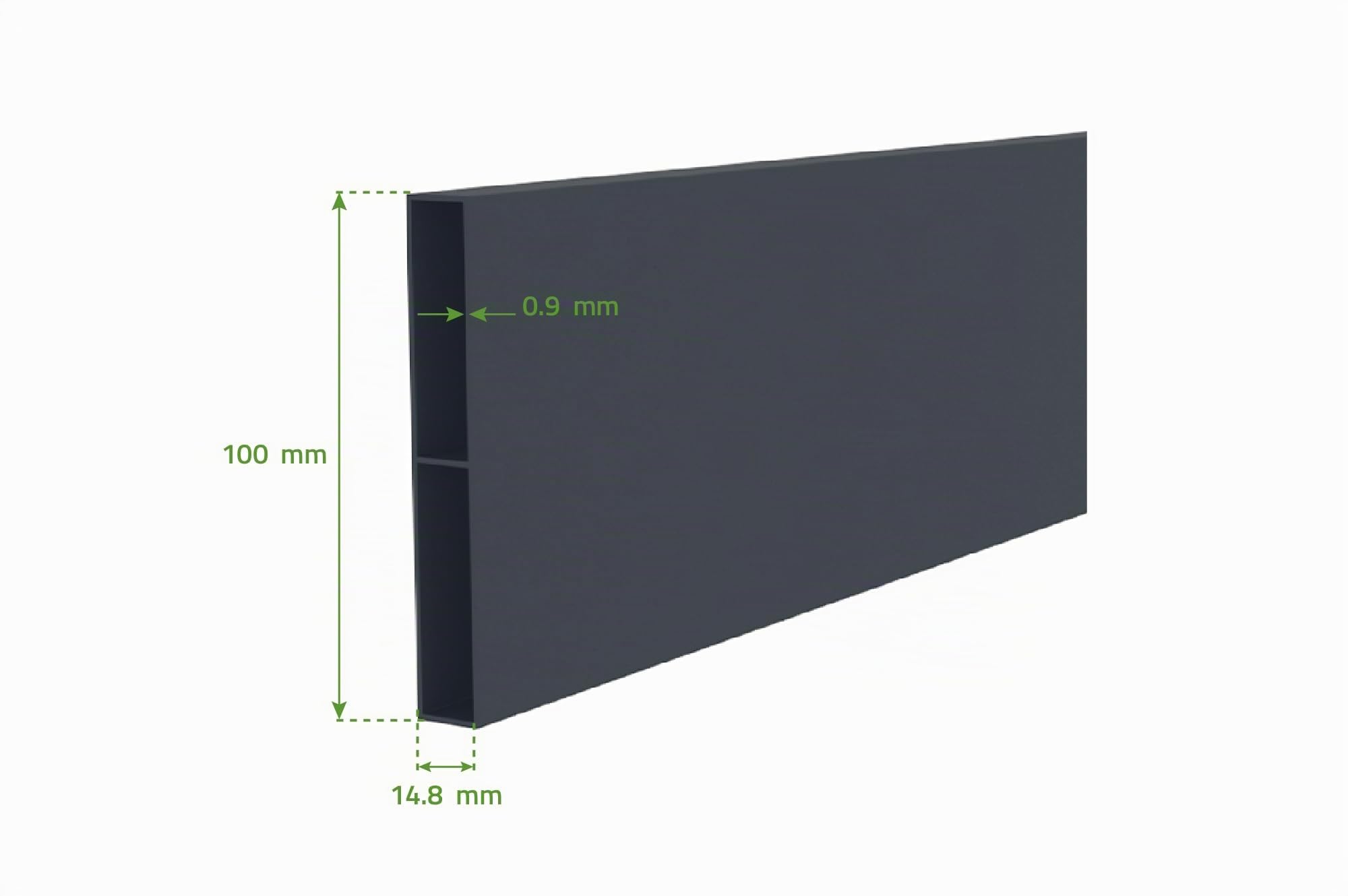 Casanoov Portail Battant CIMONE 3,5x1,60m Aluminium Gris Anthracite – Portail Double Battant Semi-Ajouré – Robuste Inoxydable Résistant Intempéries – Montage Facile Clôture Jardin Sécurisée 350x158cm