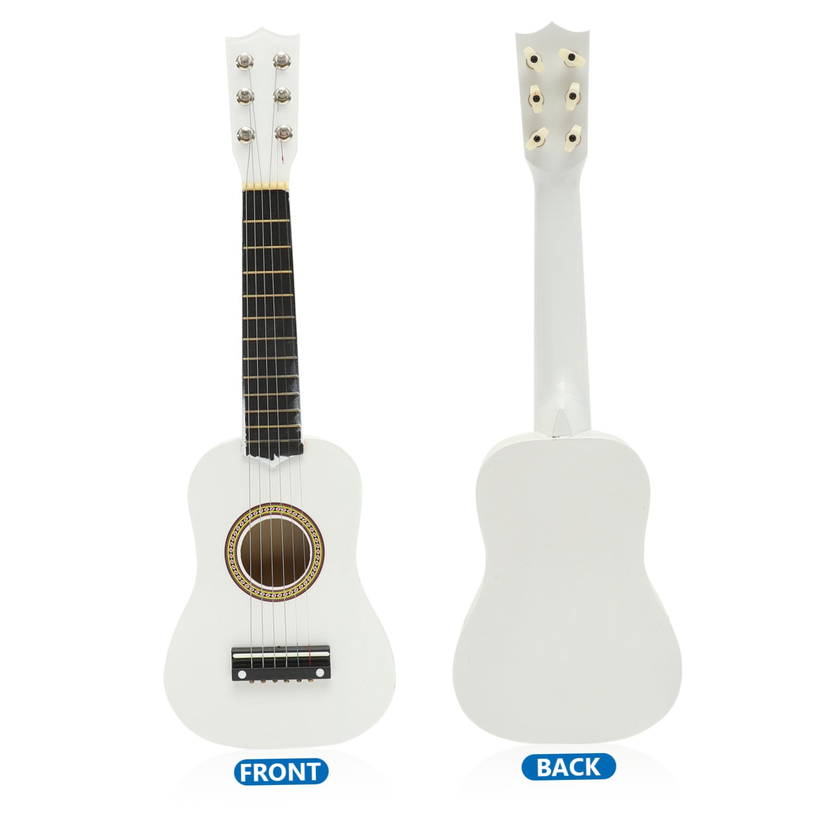 Chitarra Giocattolo in Legno per Ragazzo Ragazza Principianti Vernice Ecologica e Facile Impugnatura