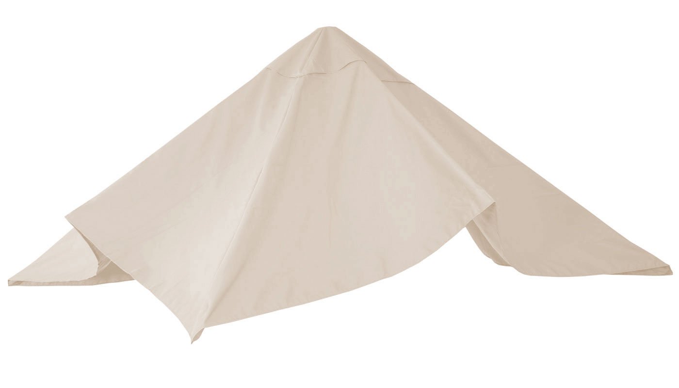 Mendler Toile de Rechange pour Parasol déporté HWC, 3 x 4 m - crème