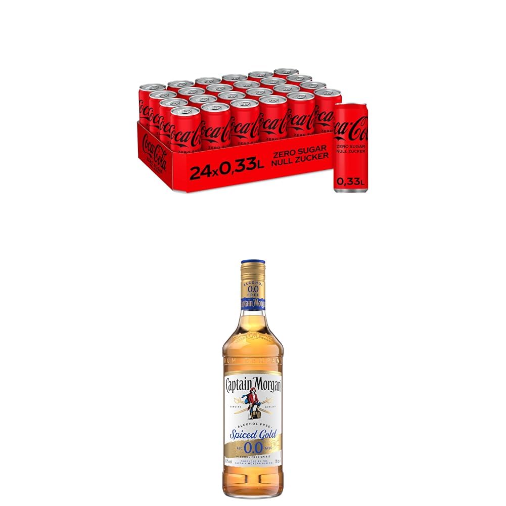 Coca-Cola Zero Sugar (24x 330ml) + Captain Morgan Spiced Gold 0.0% (700ml)