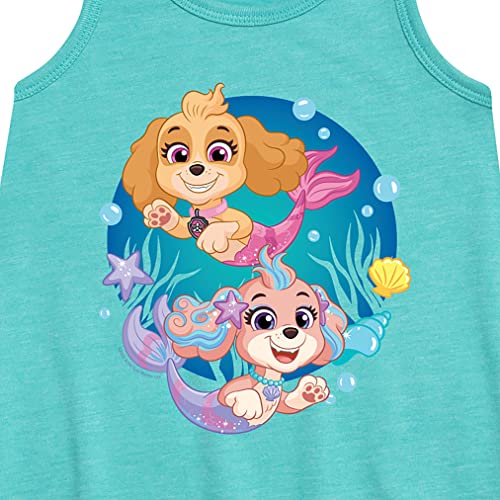 HYBRID APPAREL - Paw Patrol Aqua Pups - Skye and Coral - Toddler and Youth Girls A-line Dress2